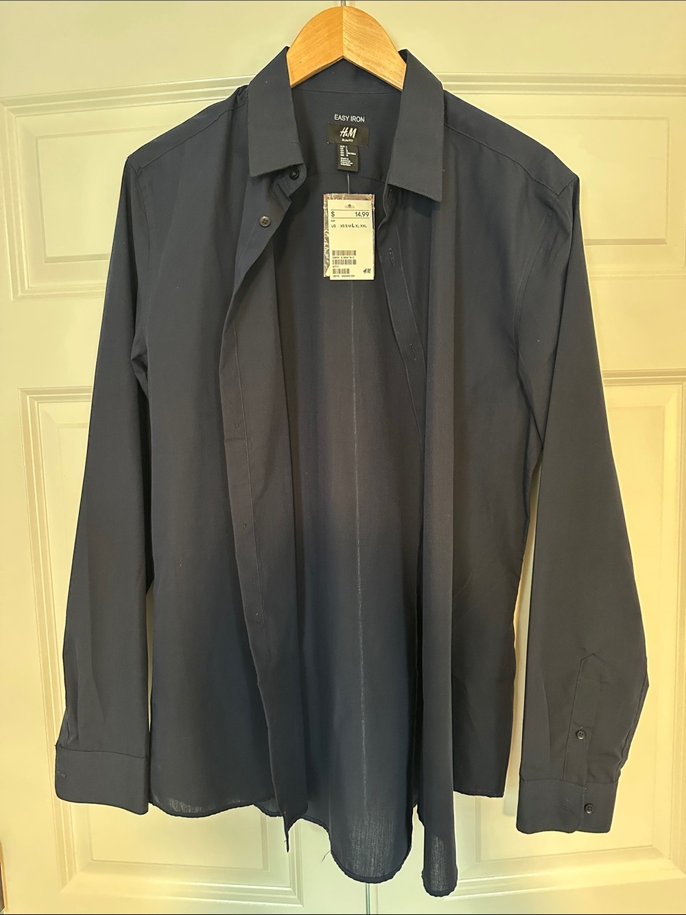 H&M Men’s Dark Navy Lightweight Shirt